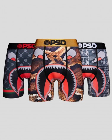 PSD Solid Cotton Boxer Brief 3-Pack