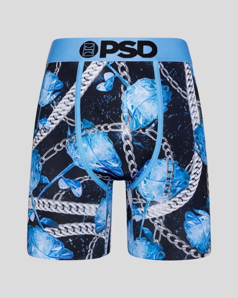 PSD Underwear - FROST BLOOM - Black/Blue
