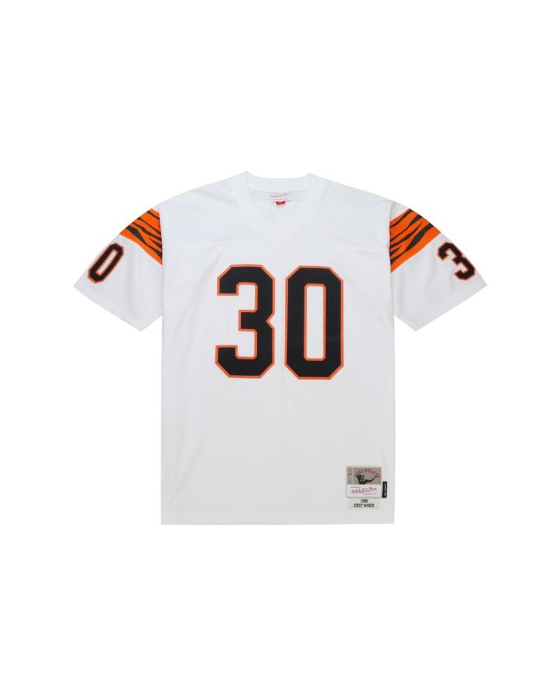 Mitchell & Ness - 1998 Legacy Ickey Woods Cinncinati Bengals Jersey  - White/Orange