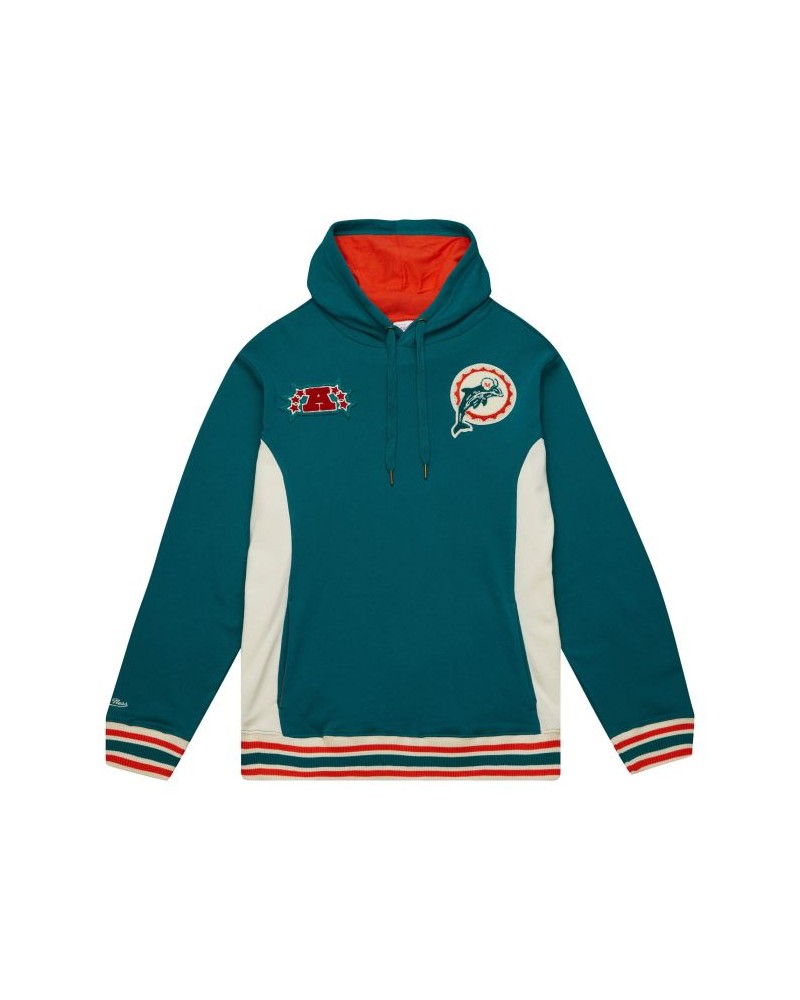 Mitchell & Ness - Miami Dolphins Team Legacy French Terry Hoodie - Teal