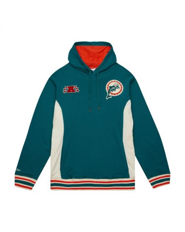 Mitchell & Ness - Miami Dolphins Team Legacy French Terry Hoodie - Teal