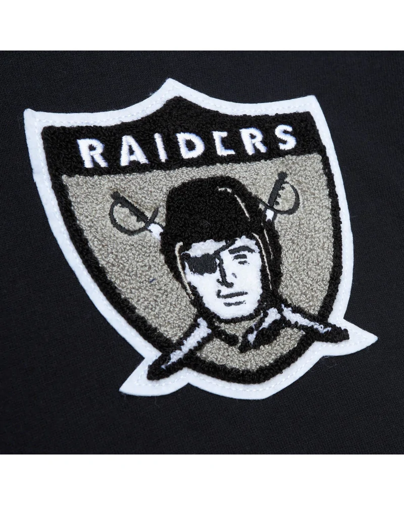 Mitchell & Ness - Oakland Raiders Team Legacy French Terry Hoodie - Black