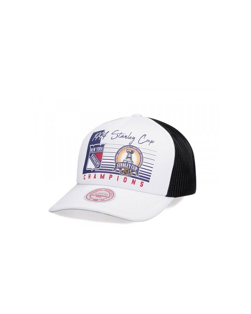 Mitchell & Ness - New York Rangers Powerline Champ Vintage Cap - White