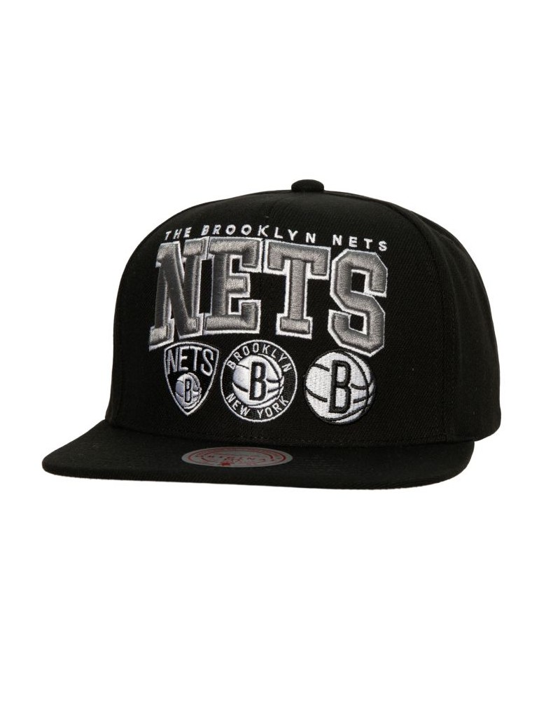 Mitchell And Ness - NBA Champ Stack Snapback Brooklyn Nets - Black