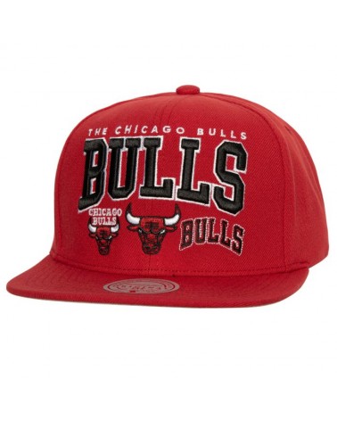 Mitchell And Ness - NBA Champ Stack Snapback Chicago Bulls - Red