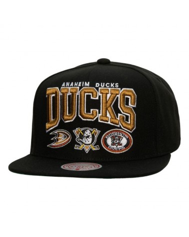 Mitchell And Ness - NBA Champ Stack Snapback Anaheim Ducks - Black