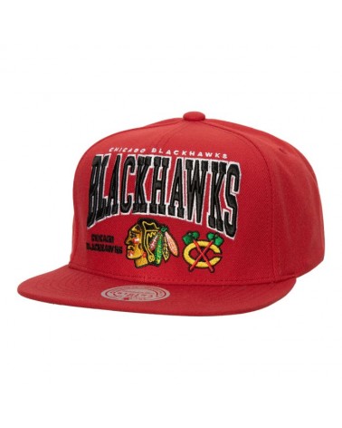 Mitchell And Ness - NBA Champ Stack Snapback Blackhawks - Red