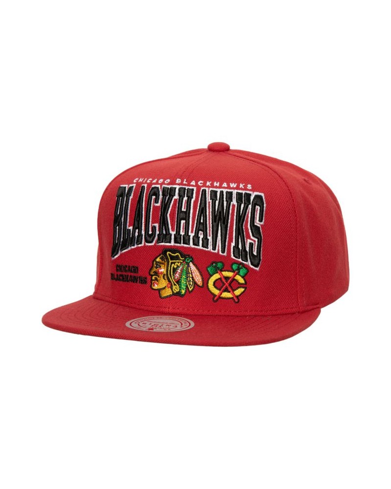 Mitchell And Ness - NBA Champ Stack Snapback Blackhawks - Red