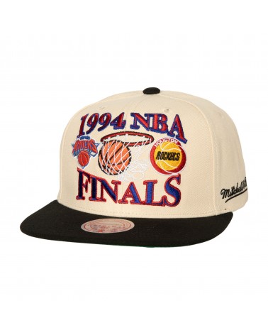 Mitchell And Ness - NBA Finals Remix Snapback Knicks Vs Rockets - Off White