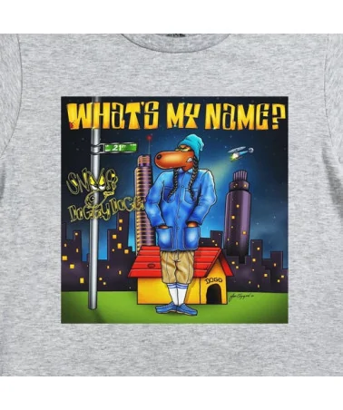Block Custom - Snoop Dogg What´s My Name Tee - Heather Grey