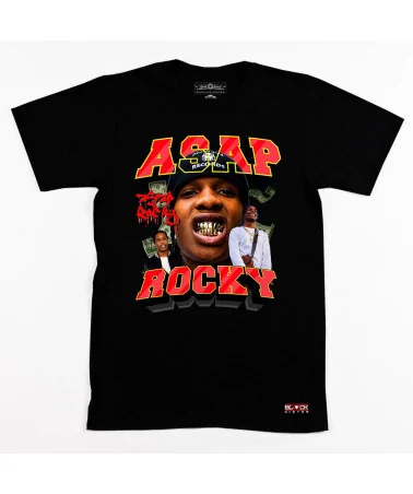 Block Custom - A$AP Rocky College Tee - Black