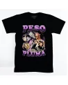 Block Custom - Peso Pluma Retro Bling Tee - Black | blockshops