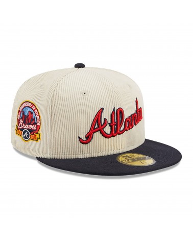 New Era - Atlanta Braves Cord Classic 59FIFTY Fitted - White