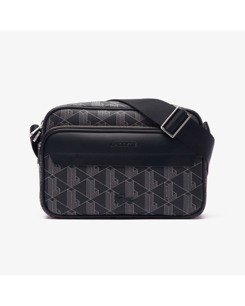 Lacoste - The Blend Monogram Messenger Bag - Black | blockshops