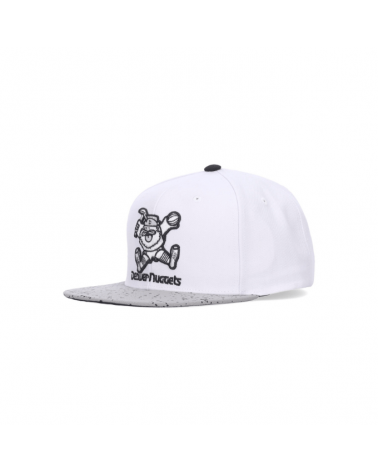 Mitchell & Ness - NBA Cement Top Snapback HWC Denver Nuggets - White
