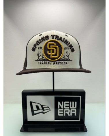 New Era - Spring Training San Diego Padres Snapback - White / Brown