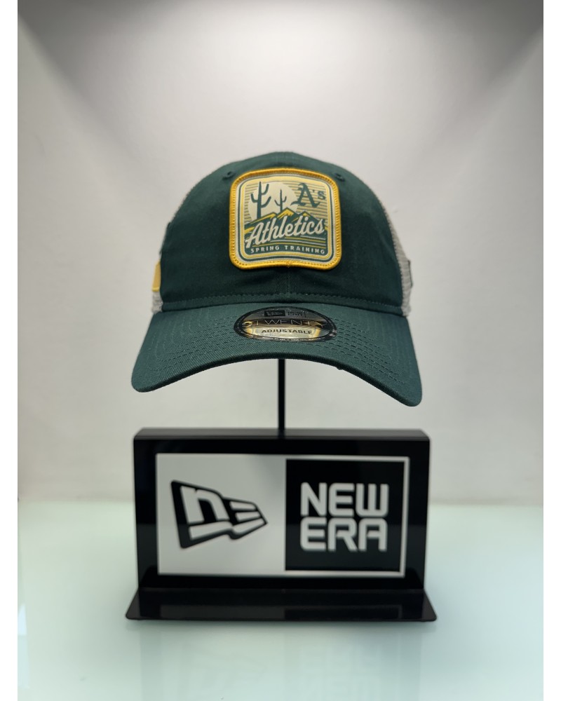 New Era - Oakland Athletics Stripe 9Twenty Trucker Cap - Green