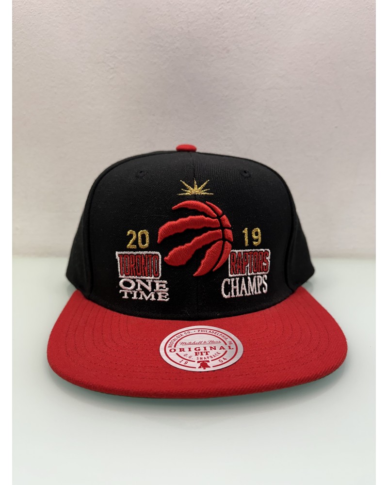 Mitchell And Ness - NBA Champ Is Here Snapback Raptors - Black / Blue
