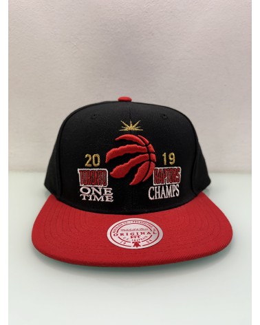 Mitchell And Ness - NBA Champ Is Here Snapback Raptors - Black / Blue