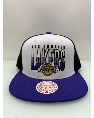 Mitchell & Ness - Billboard 2 Snapback Los Angeles Lakers Snapback - White / Black / Purple