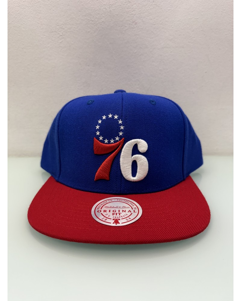 Mitchell & Ness - NBA Team 2 Tone 2.0 Snapback 76Ers - Royal / Red