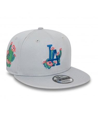 New Era - LA Dodgers Flower Icon 9FIFTY Snapback - Grey